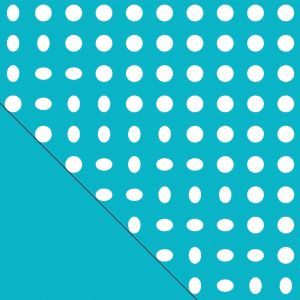 Cover for the Original Theraline | pure cotton | 103 Indiedots turquoise-blue