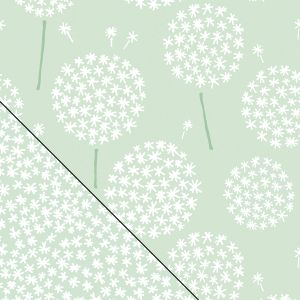 Cover for the Yinnie, design 163 "Dandelion light green"