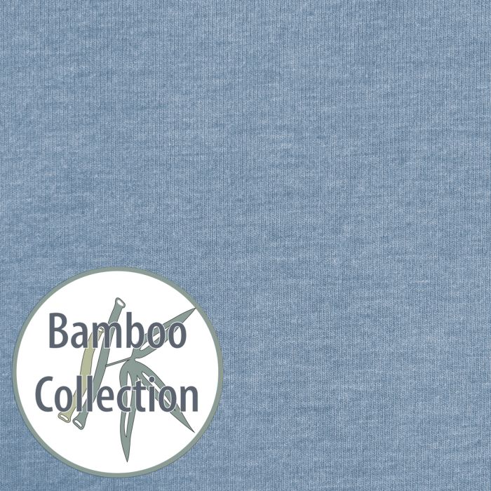 Cover for the Original Theraline Design 154 "Melange blue-grey" Bammboo-Collection Jersey