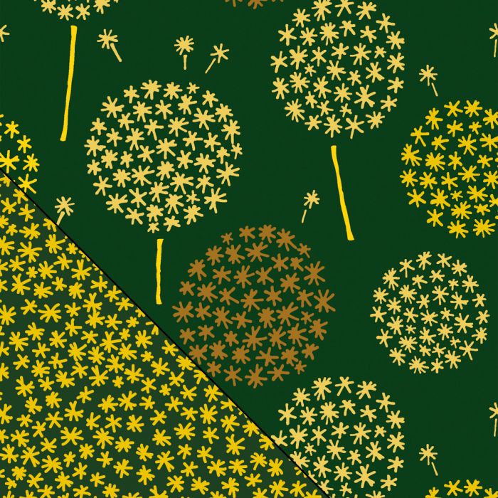 Cover for the Original Theraline Design 164 "Dandelion dark green"