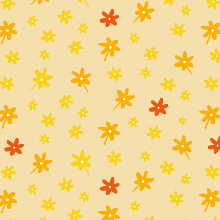 Cover for the Comfort, design 41 "little flowers yellow"