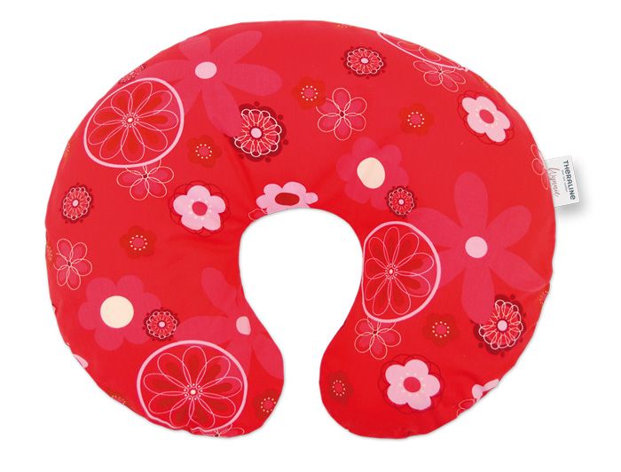 Wynnie American Style Nursing Pilllow incl. Cover Design 88 "Retro flower red"